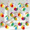 60-Pack Beach Ball Party Swirl Decorations – Summer Pool Ceiling Hanging Foil Swirls with Beach Cutouts for Birthday Parties, Indoor & Outdoor Decor, Party Favors